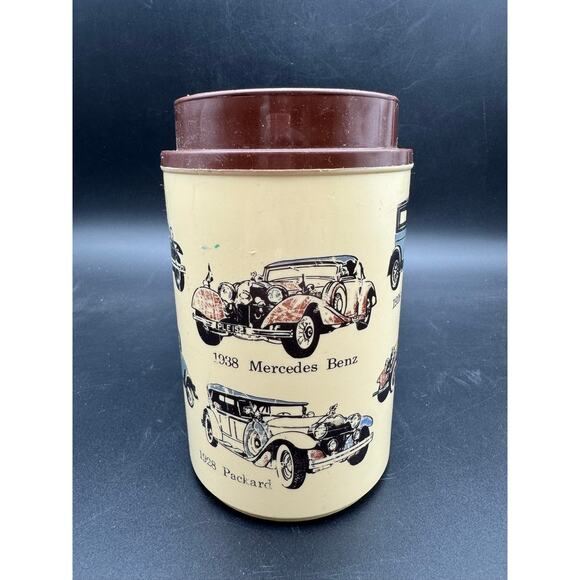 Chevy Ford Mercedes Packard Studebaker VTG Insulated 22oz Travel Mug Cup Only - Picture 2 of 6